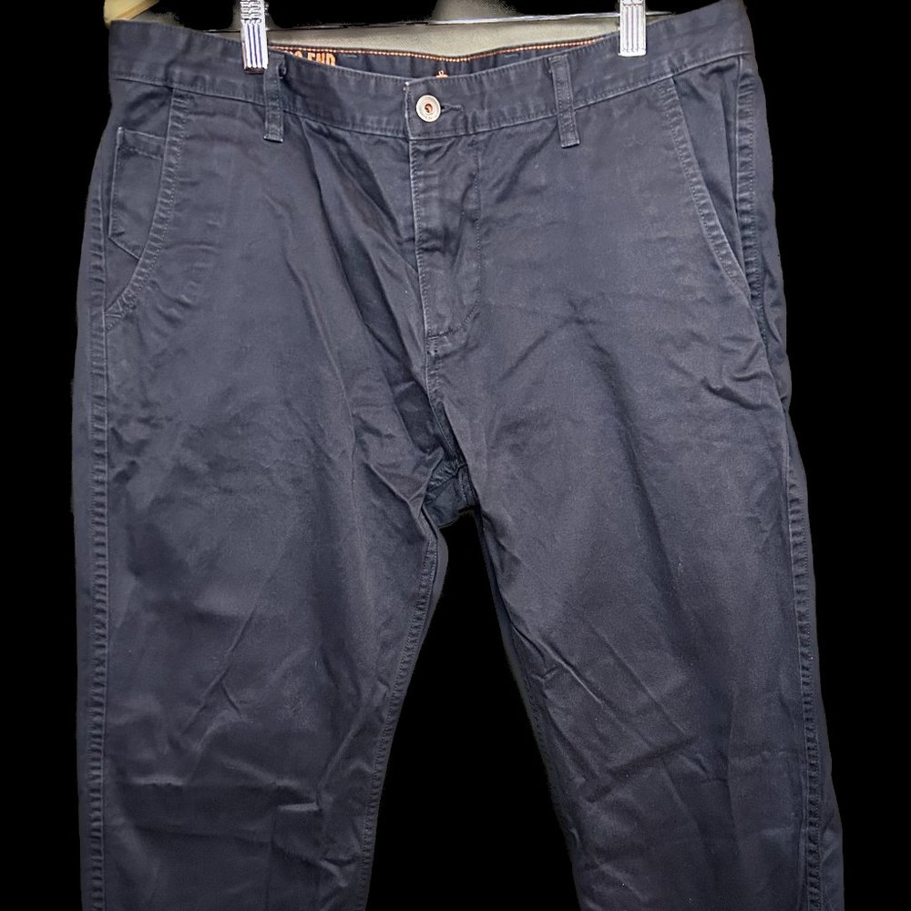 Black Denim Pants 36X32 Straight Leg